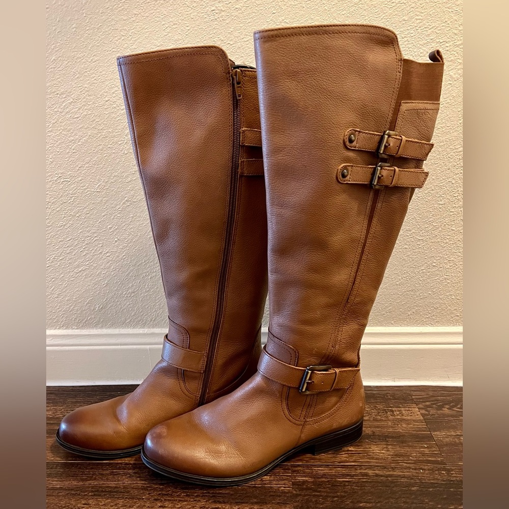 Naturalizer Jessie Wide Calf Knee High Riding Boots